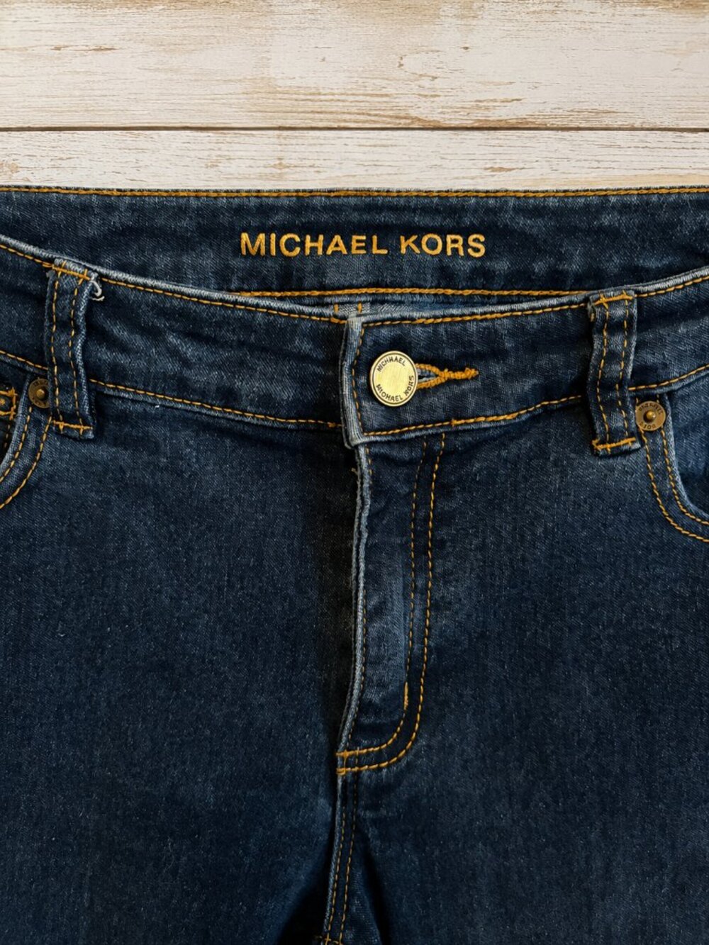 Michael Kors Women's Dash Wash Indigo Skinny Ankle Jeans Size 8 - Picture 5 of 6